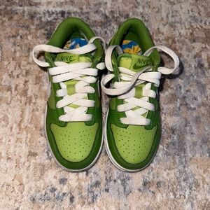 Nike Kids Vibrant Green Sneakers